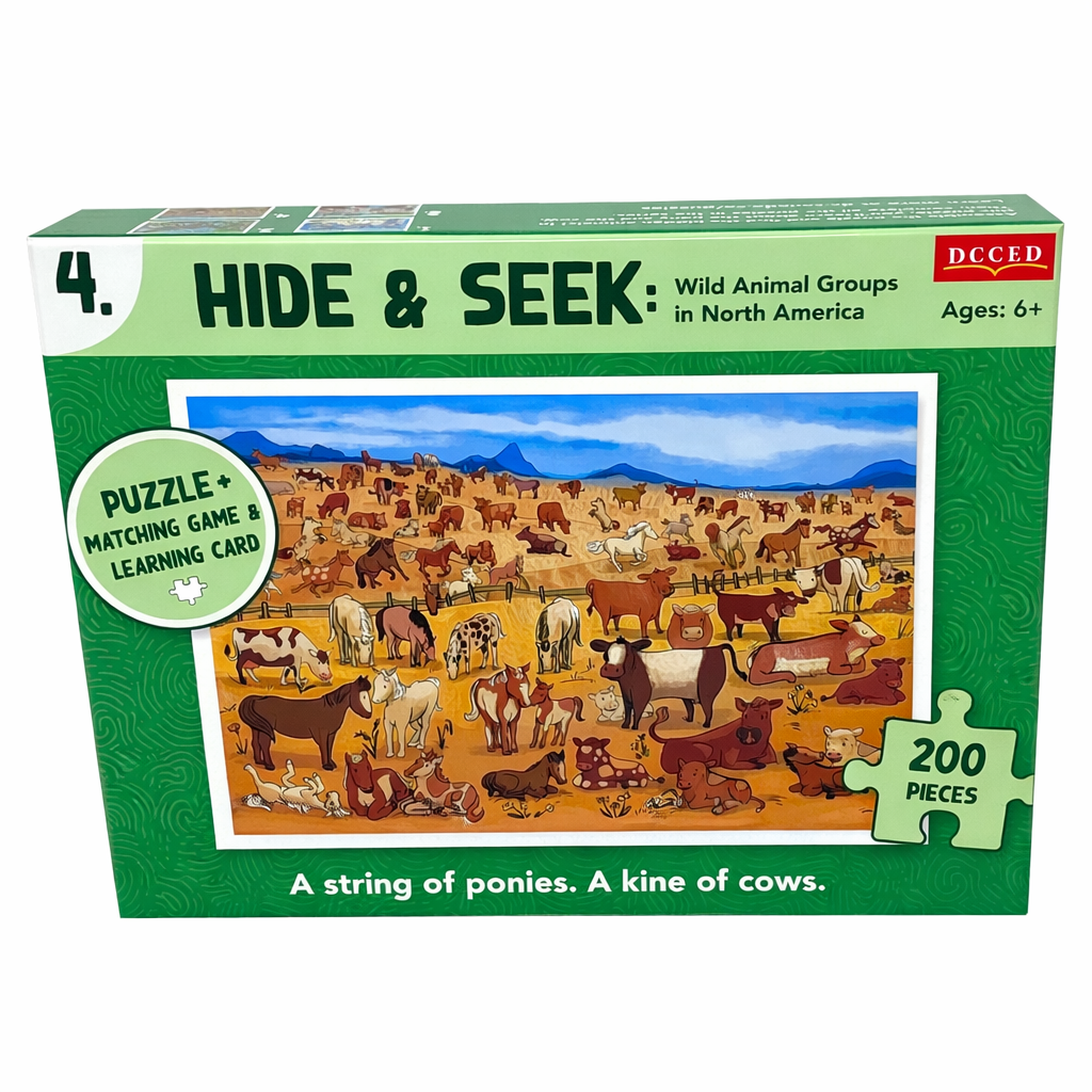 Hide and Seek Puzzle – Cow