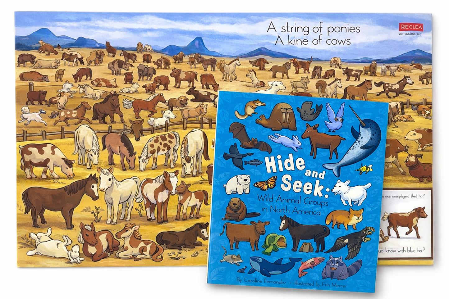 Hide and Seek + Cow Poster