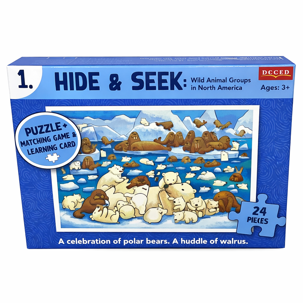 Hide and Seek Puzzle – Polar Bear