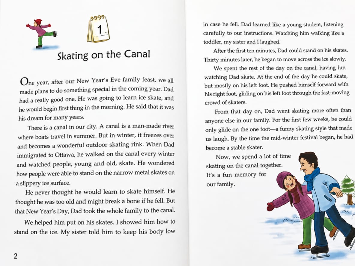 One Story A Day for Intermediate Readers Book 12 for December