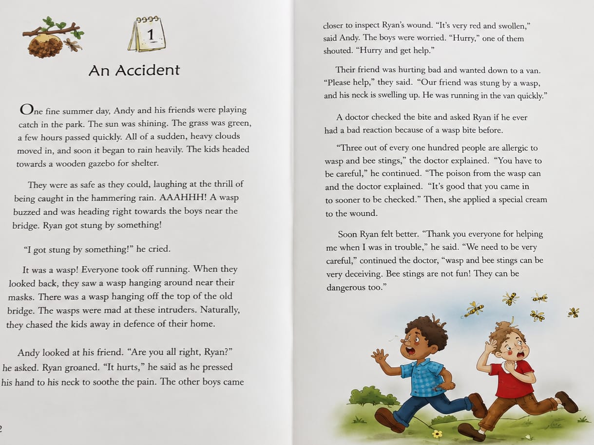 One Story A Day for Intermediate Readers Book 9 for September