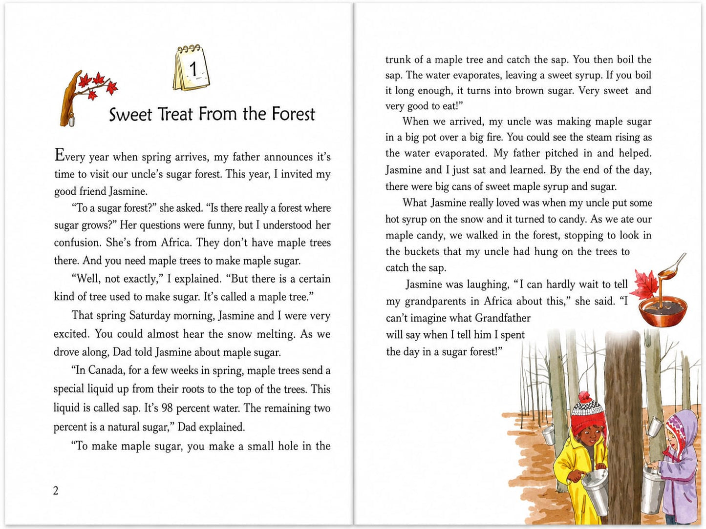One Story A Day for Intermediate Readers Book 4 for April