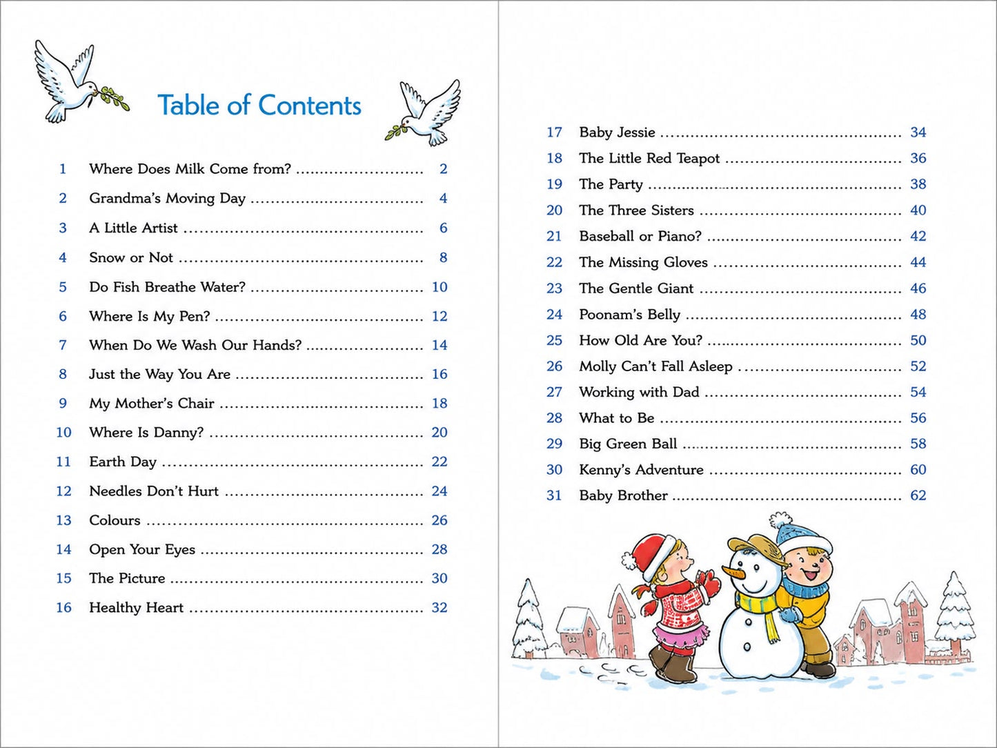 One Story A Day For Early Readers Book 1 for January
