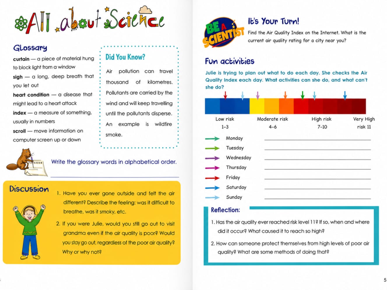 One Story A Day for Science, Book 3 (with activities)
