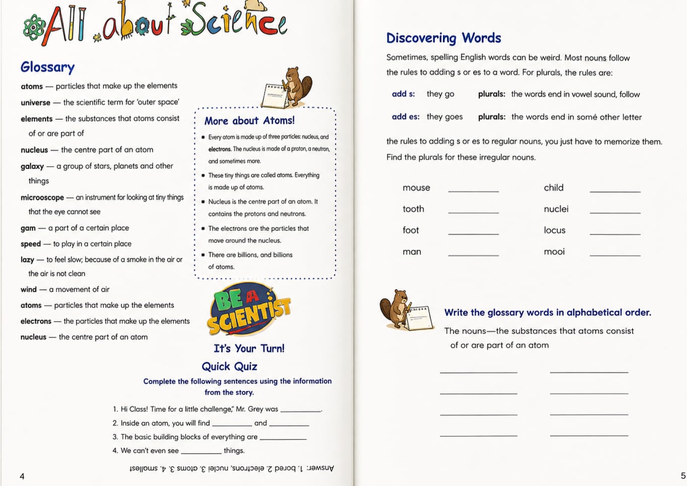 One Story A Day for Science, Book 4 (with activities)
