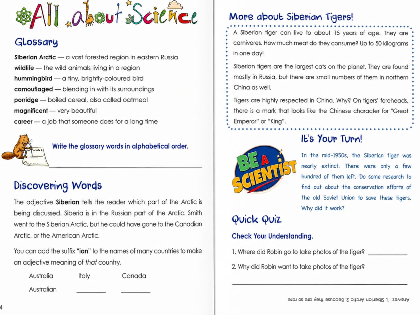 One Story A Day for Science, Book 7 (with activities)