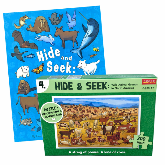 Hide and Seek + Cow Puzzle 200 pieces