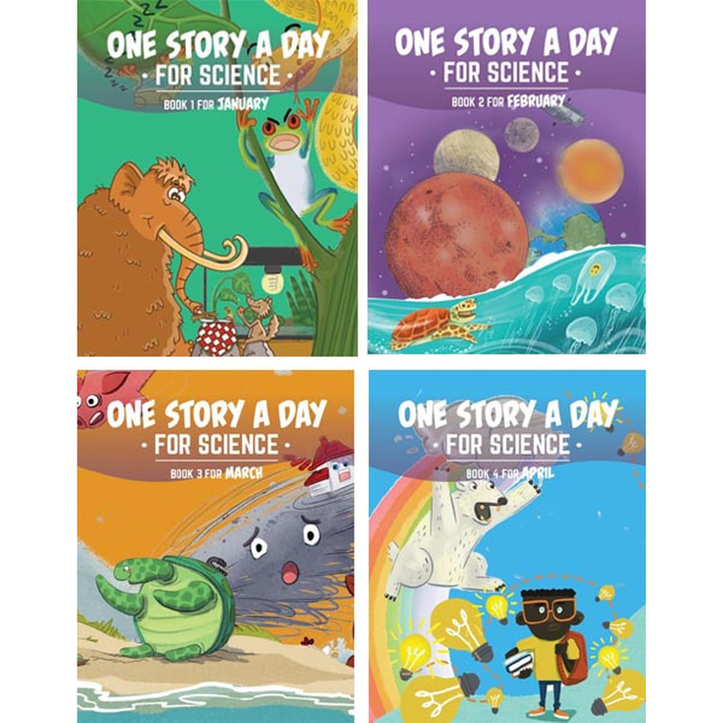 One Story A Day for Science (Books 1-4 with activities)