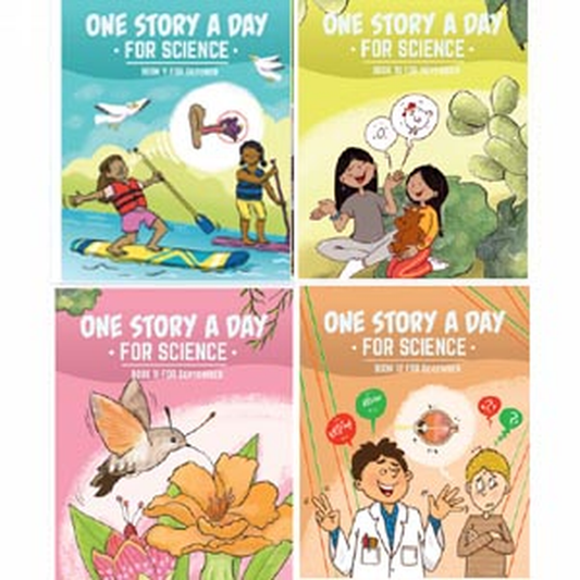 One Story A Day for Science (Books 9-12 with activities)